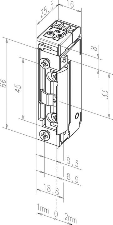 Actual product image effeff Electric strike 118RR (Indoor)