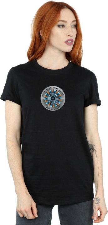 Produktbild Avengers Endgame Tony Stark Heart TShirt (5XL)