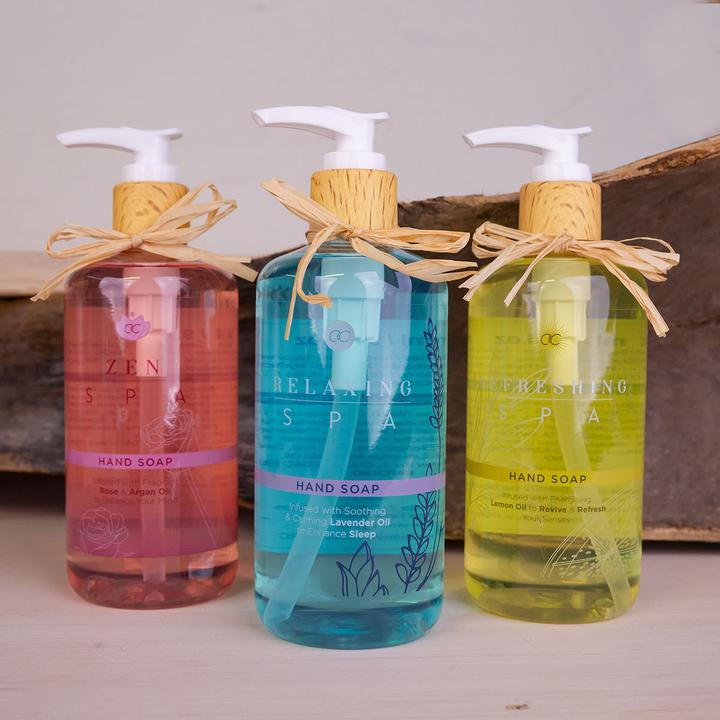 Image du produit Accentra Distributeur de savon avec savon pour les mains ZEN SPA (Savon liquide, 290 ml)