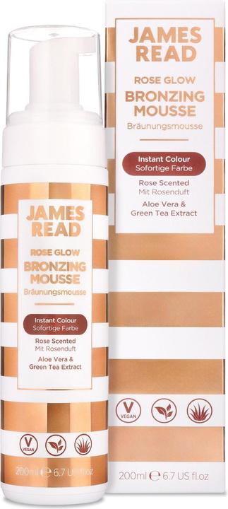 Image du produit James Read Rose Glow Mousse Bronzante - 200 ml (Spray autobronzant, 200 ml)
