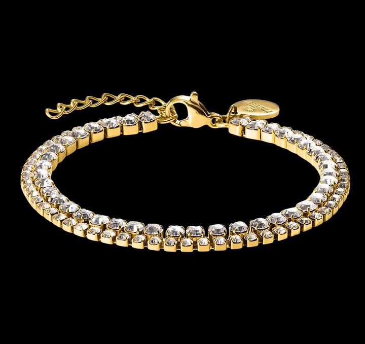 Purelei Festive Armband gold (19 cm, Edelstahl 18K vergoldet)
