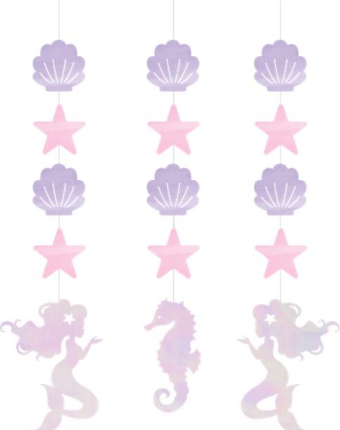 Actual product image Creative Party Décorations à suspendre Mermaid Sirène