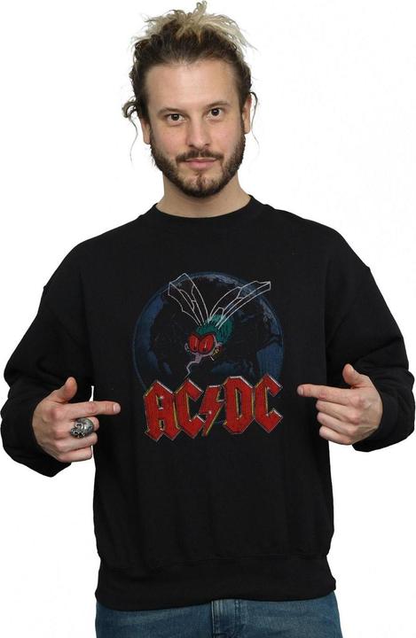 Actual product image AC/DC Mens Fly On The Wall Cotton Sweatshirt (5XL)