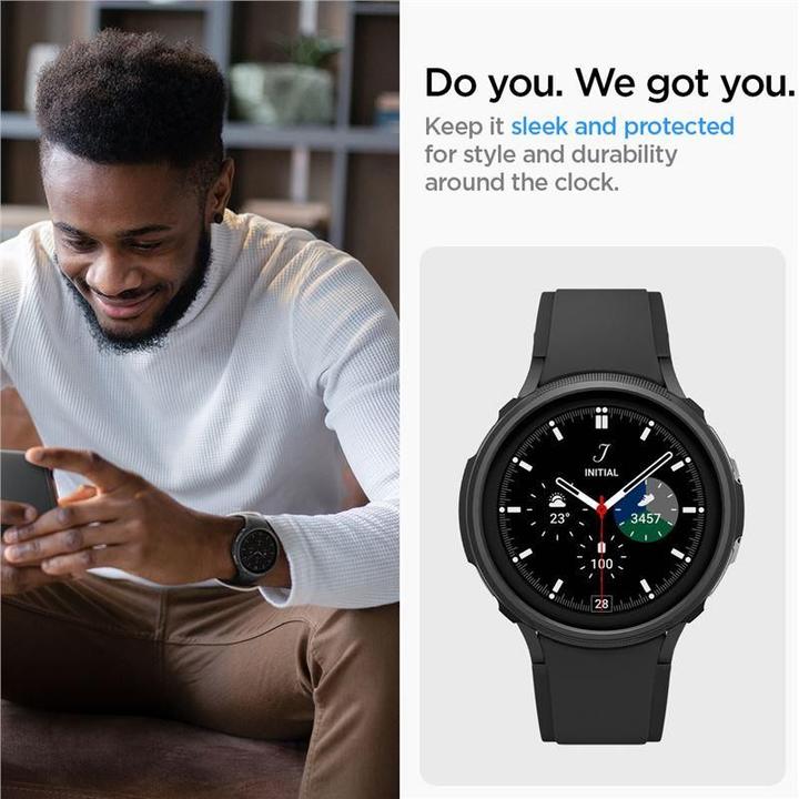 Image du produit Spigen LIQUIDE AIR GALAXY Watch 5 PRO (45 MM) NOIR MATTE (50 mm)
