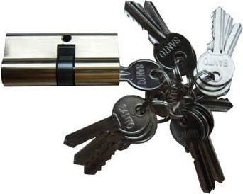 Actual product image Haushalt CYLINDER LOCK 65MM 30X35 BRAS 15 KEYS (Profile cylinder)