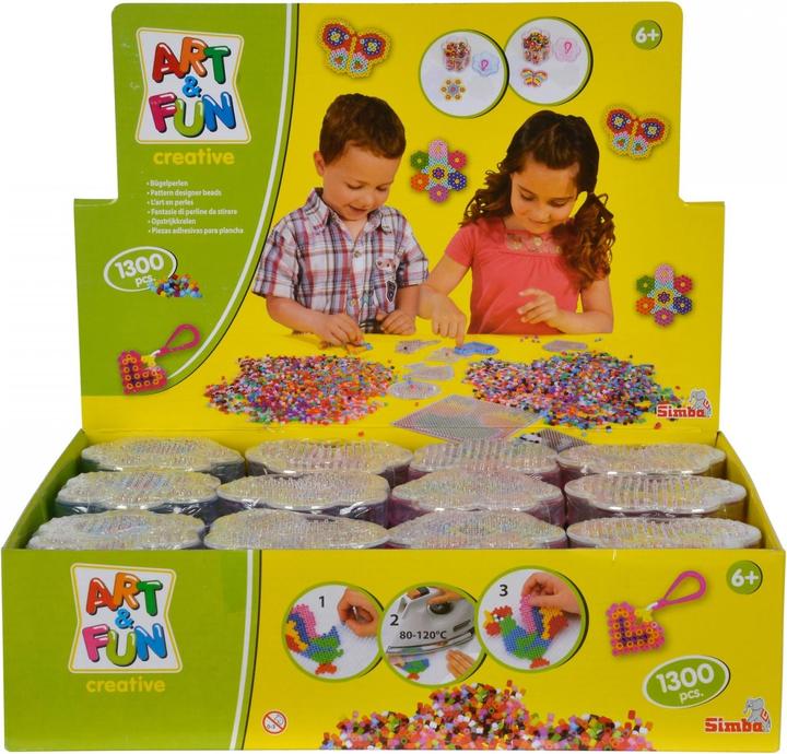 Immagine prodotto Simba Art & Fun Strijkkralenset Bloem/Vlinder