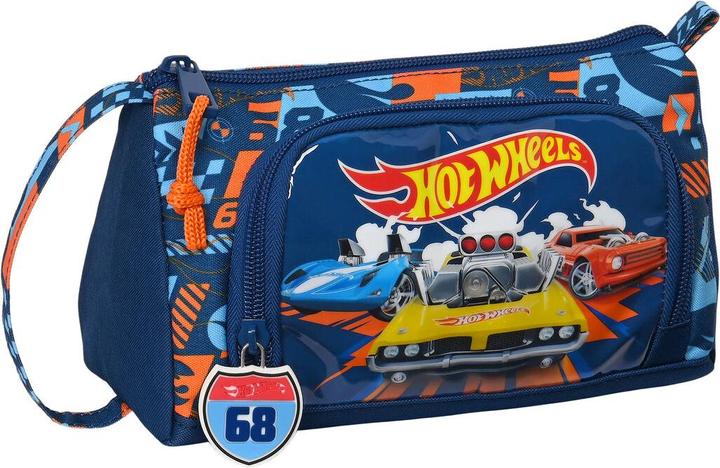 Image du produit Safta Trousse à crayons avec accessoires Hot Wheels Speed club Orange 20 x 11 x 8.5 cm (32 pièces)