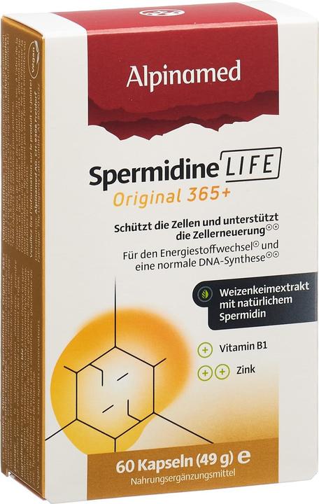 Produktbild Alpinamed Spermidinelife Original Kaps 60 Stk (60 Stück, Kapseln, 80 g)