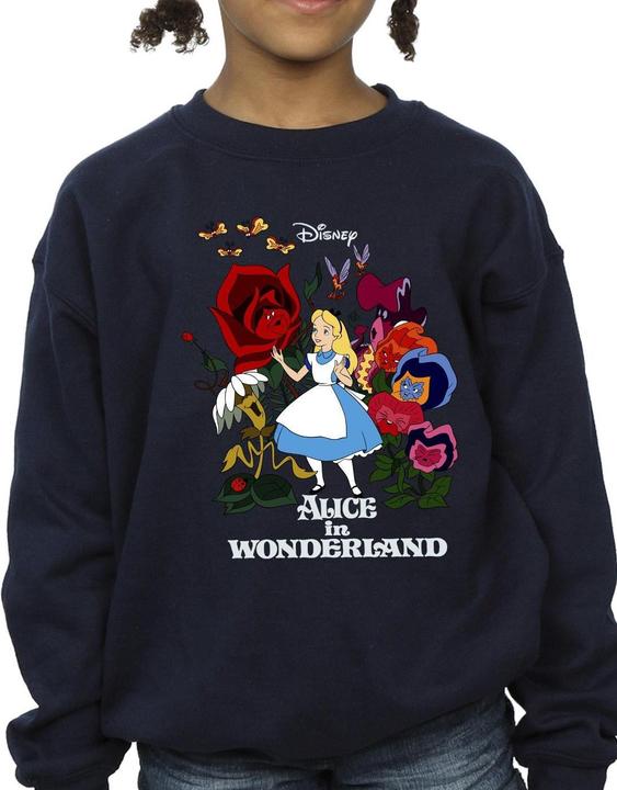 Immagine prodotto Disney Alice In Wonderland Flowers Felpa Ragazze (128)