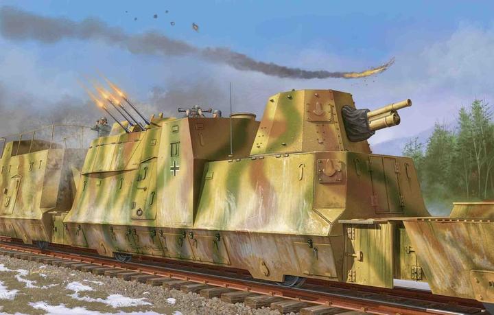 Produktbild Trumpeter Kanonen und Flakwagen