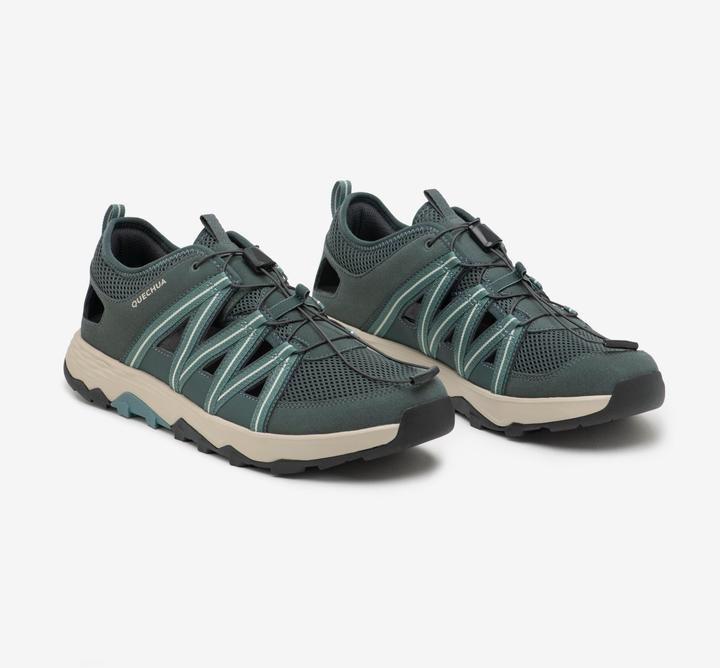 Immagine prodotto Quechua Sandalenschuhe Trekkingsandalen Herren Wandern - NH900 Fresh grau (48)