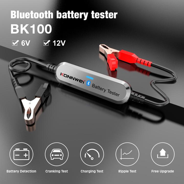 Produktbild Konnwei Bluetooth Batterietester für Auto & Motorrad BK100
