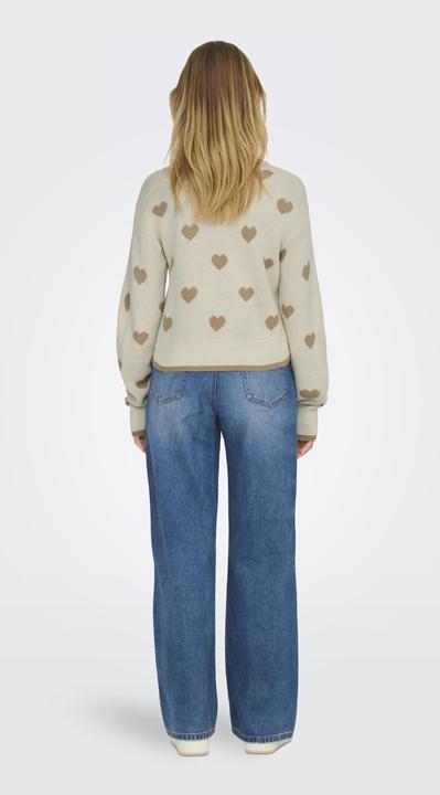 Actual product image JdY Knit Fit Round neck Ribbed cuffs Pullover Knitted jumper (M)