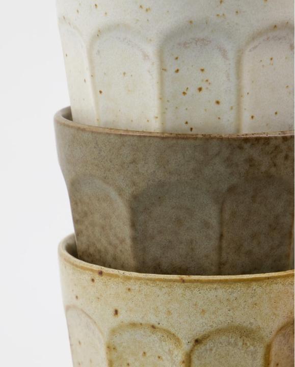 Produktbild House Doctor Tasse, HDArch, Off-white/Beige/Green (3 x)