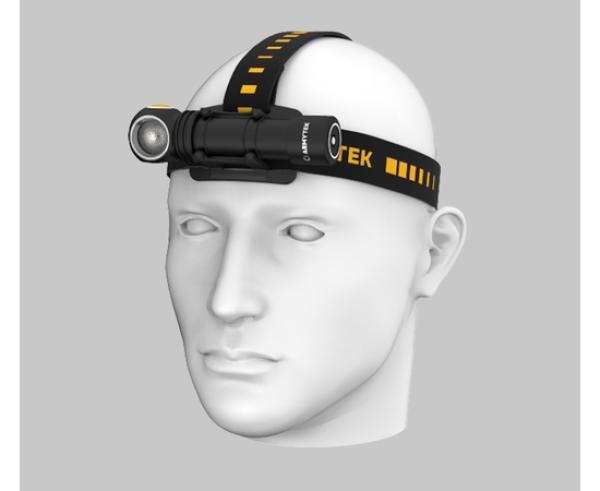 Actual product image ArmyTek Wizard C2 v4 Magnet USB+18650 / LH351D White / 1200 lm / TIR 70°:120° / 1x18650 (11.20 cm, 1200 lm)