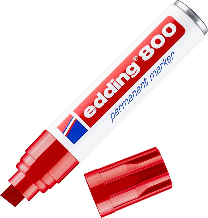 Produktbild Edding Permanent Marker 800 (Rot, 12 mm, 1 x)