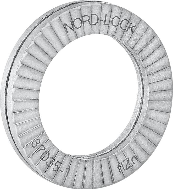 Produktbild Nord-Lock Unterlegscheibe R 88132 geklebt NL 5 Stahl vergütet zinklamellenbeschichtet (M5)