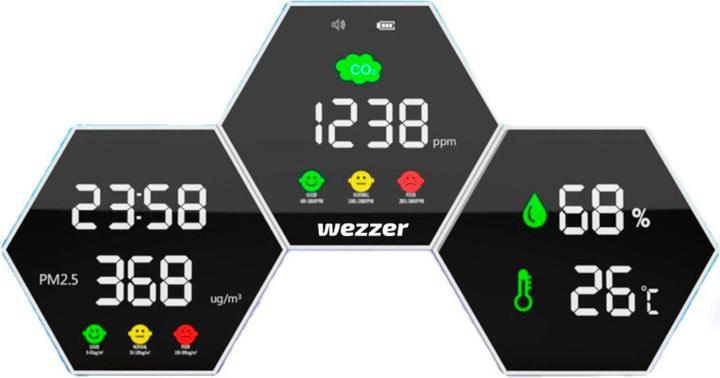 Actual product image Levenhuk Wezzer Air PRO DM50 Air Quality Meter