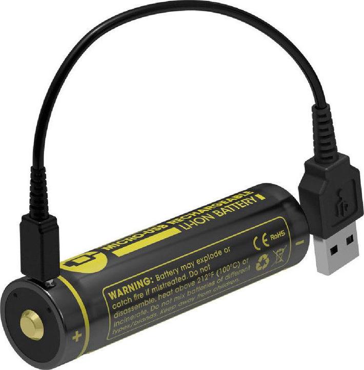 Image du produit Nitecore 18650 Batterie USB 2600mAh NL1826r
