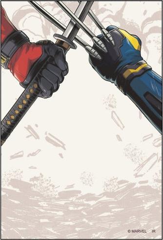 Actual product image Disney Deadpool & Wolverine Pata Pata Memo