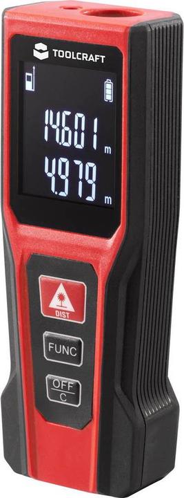 Toolcraft Laser-Distanzmesser 20 Meter (20 m, 650 nm)