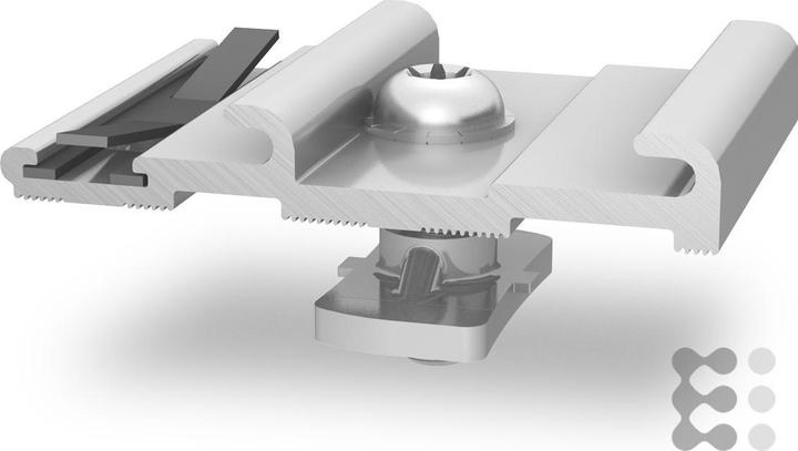 Image du produit K2 Systems Connecteur transversal pour rails d'insertion (Matériel de montage du système solaire)