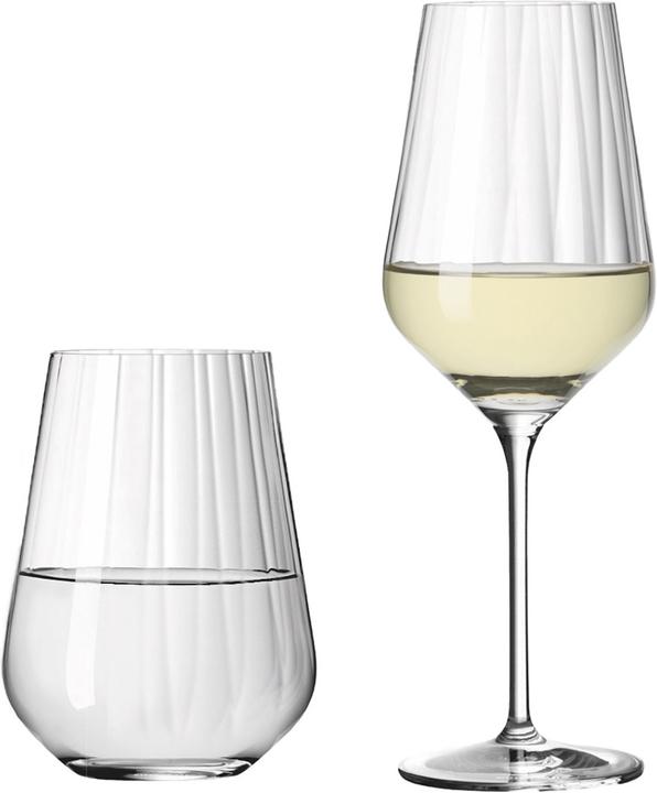 Ritzenhoff Weisswein- & Wassergläser Sternschliff (38 cl, 12 Gläser, Weissweingläser)