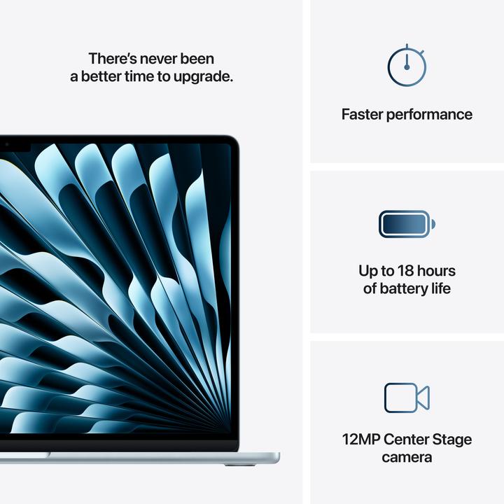 Actual product image Apple MacBook Air – 2025 (15.30", M4, 32 GB, 2000 GB, DE)