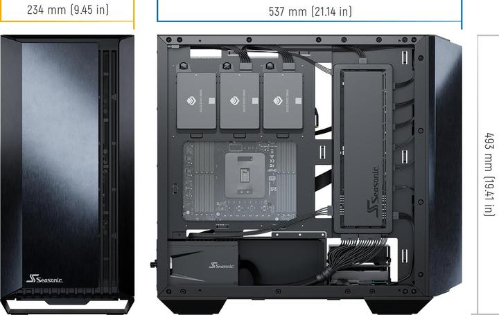 Immagine prodotto Seasonic SYNCRO Q704 + SYNCRO DGC-750 (ATX, ITX, mATX)