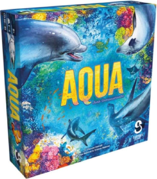 Actual product image Asmodée SIDD0001 - Aqua: Colourful underwater worlds, board game, for 1-4 players, ages 8+ (DE-Aus (German)