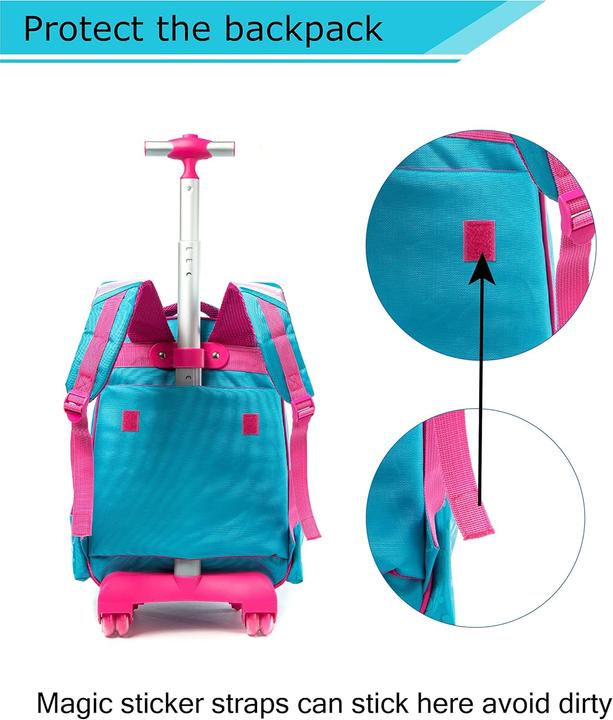 Produktbild HTgroce Panda Schulranzen-Trolley mit Rollen für Kinder (24 l)