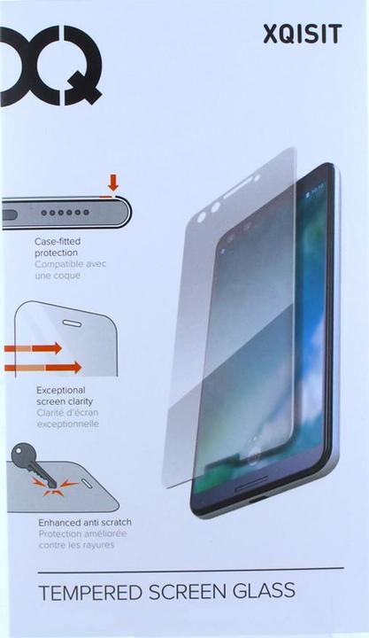 Actual product image cyoo XQISIT Tempered Screen Protector Glass 0.33mm - Google Pixel 3 (1 Piece, Google Pixel 3)