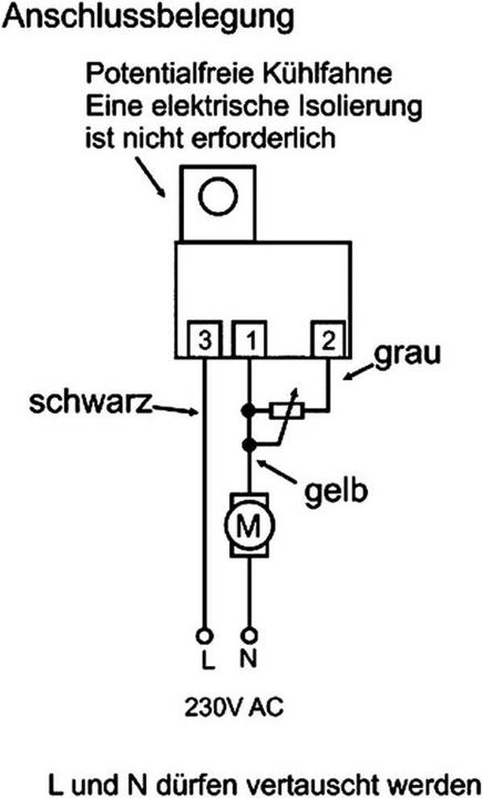Produktbild Tru Components Triac Drehzahl- und Leistungsregler