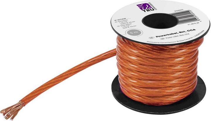 Tru Components CCA power cable (5 m)