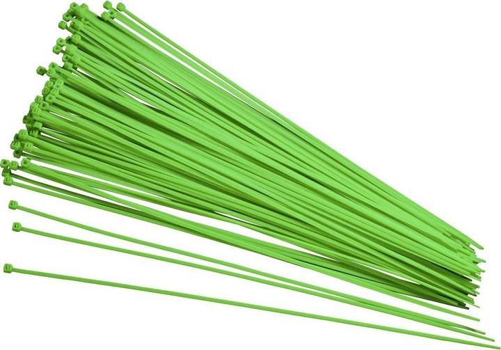 Productafbeelding Tru Components Kabelbinder 250 mm Groen Nachle (Plastic kabelbinders, 250 mm, 100 Pcs.)