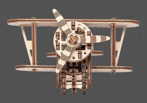 Produktbild WoodenCity Doppeldecker Flugzeug