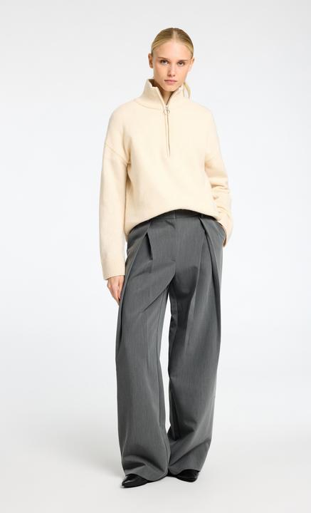 Image du produit Selected Femme Pull demi-zip en tricot (XL)