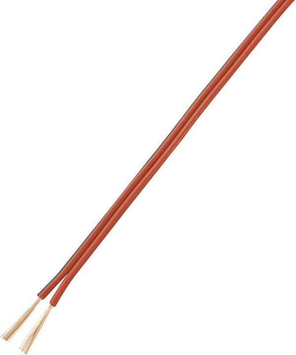 Actual product image Tru Components Stranded wire LiY-Z 2 x 0.40 mm² Red (20 m)