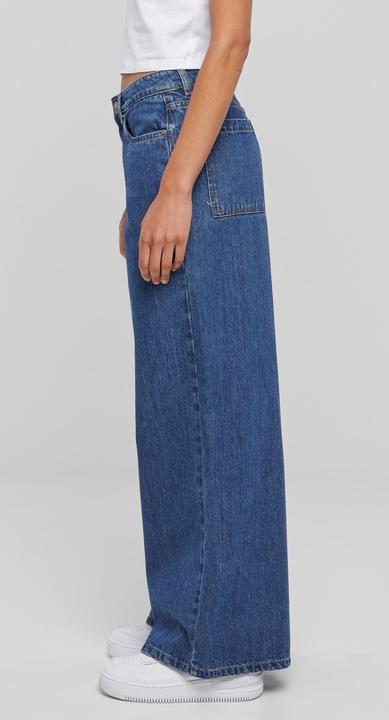 Produktbild Urban Classics Ladies Mid Waist Wide Denim (28)