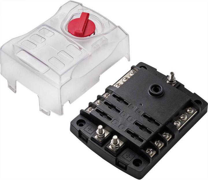 Immagine prodotto Tru Components Portafusibili per auto portafusibili piatto per 6 fusibili 32V/30A (30 A)