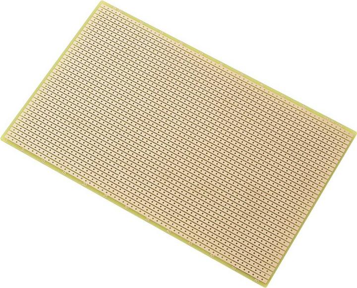 Actual product image Tru Components Epoxy board with solder strip grid (Circuit board)