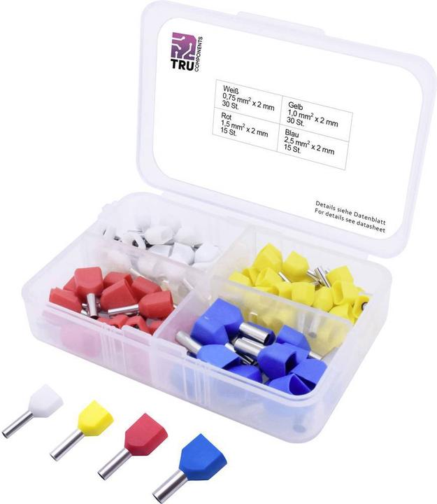 Actual product image Tru Components Wire end ferrule assortment