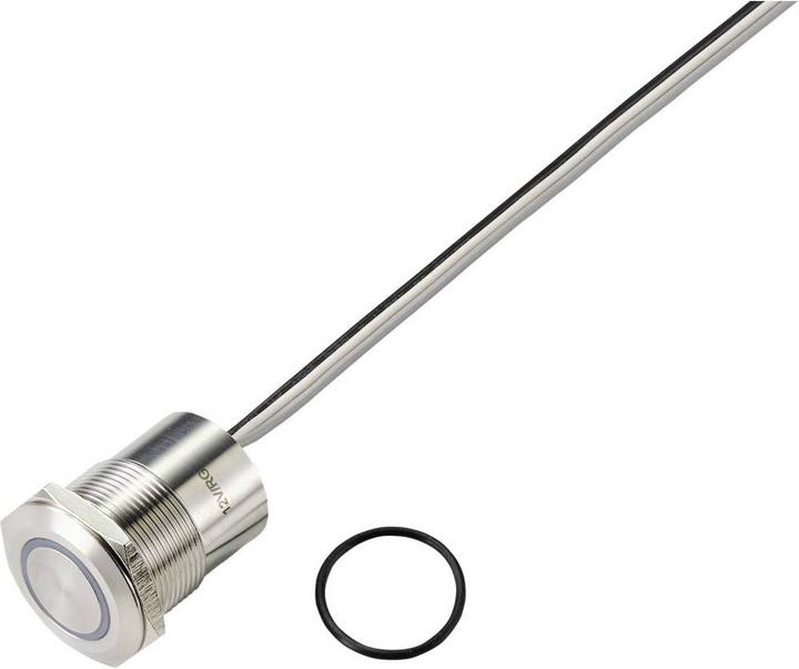 Produktbild Tru Components Touch-Taster Edelstahl 19 mm nicht/ beleuchtet