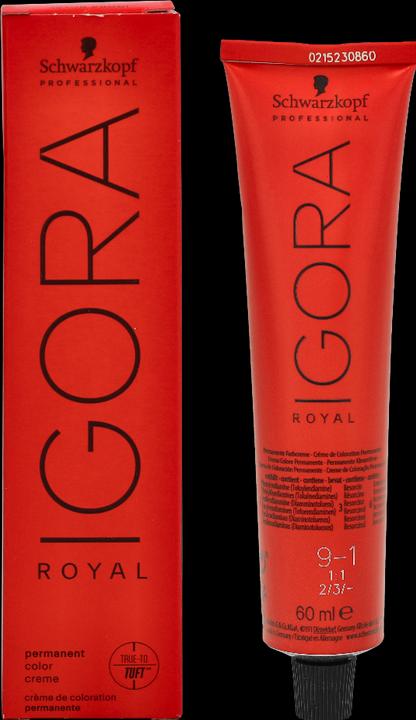 Image du produit Schwarzkopf Professional Igora Royal (9-1 Extra Light Blonde Blonde Cendre)