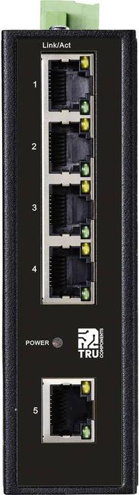 Actual product image Tru Components Network switch RJ45 (5 Ports)