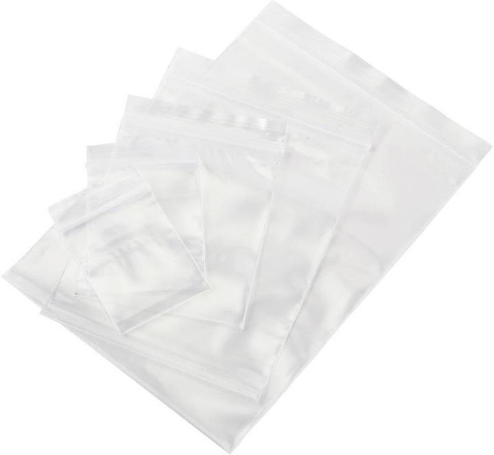 Immagine prodotto Tru Components Sacchetto con chiusura a pressione senza strisce di etichettatura Polietilene trasparente (500 Pezzo/i)