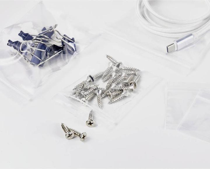 Immagine prodotto Tru Components Sacchetto con chiusura a pressione senza strisce di etichettatura Polietilene trasparente (500 Pezzo/i)