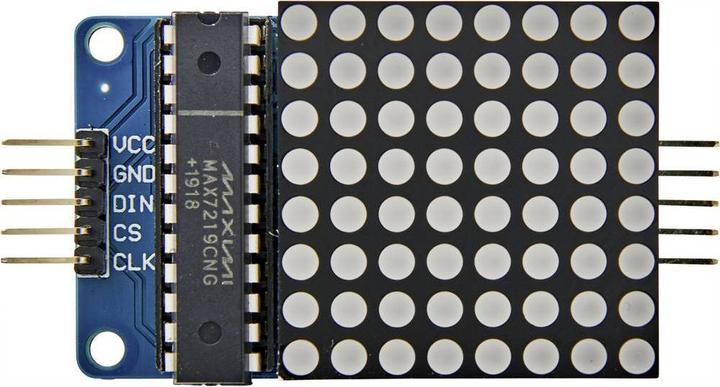 Produktbild Tru Components 8x8 Matrix-Display-Modul MAX7219 (Elektronikkit)