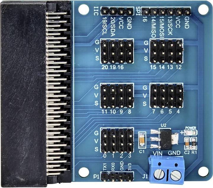 Actual product image Tru Components Sensor extension board for BBC