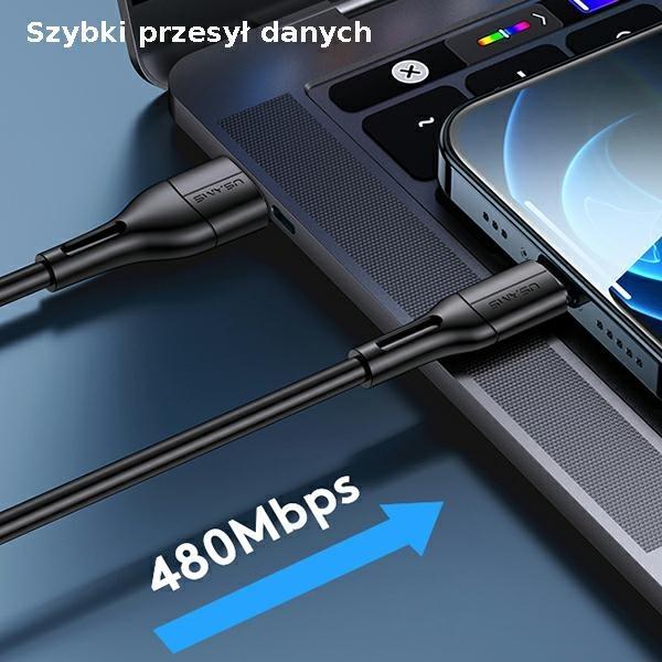 Produktbild Usams Kabel U68 microUSB 2A Fast Charge 1m bialywhite SJ502USB02 USSJ502 (1 m, USB 2.0)